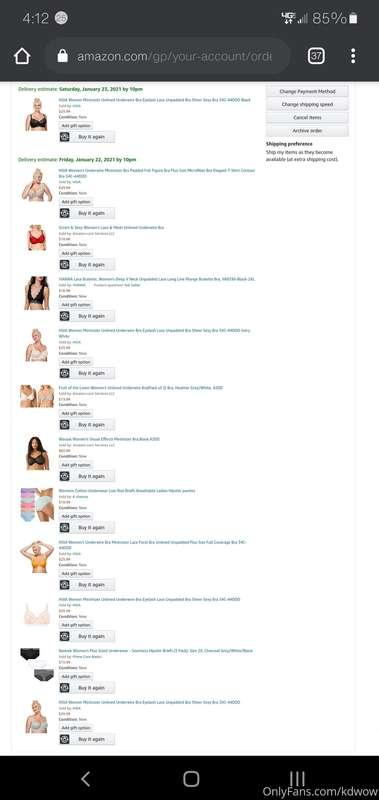 Look at all the cute sexy stuff I got 😀Happy early birthday ..