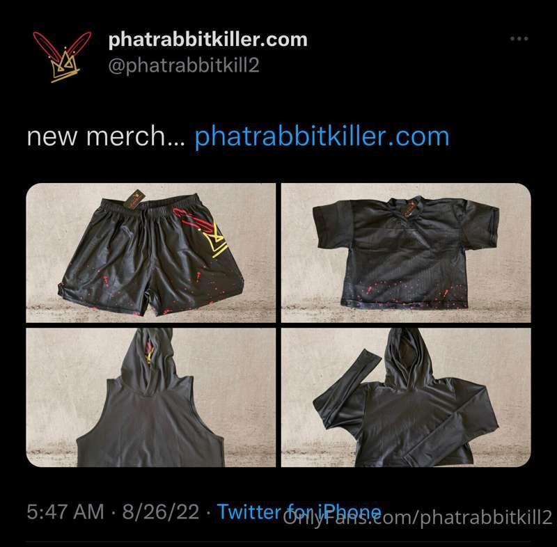 new merch now at phatrabbitkiller.com