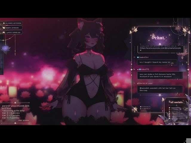 ♥3DIO ASMR VOD♥ mommy cat gives you deep kisses, noms, ear rubs, heartbeats ♥3.02.24♥