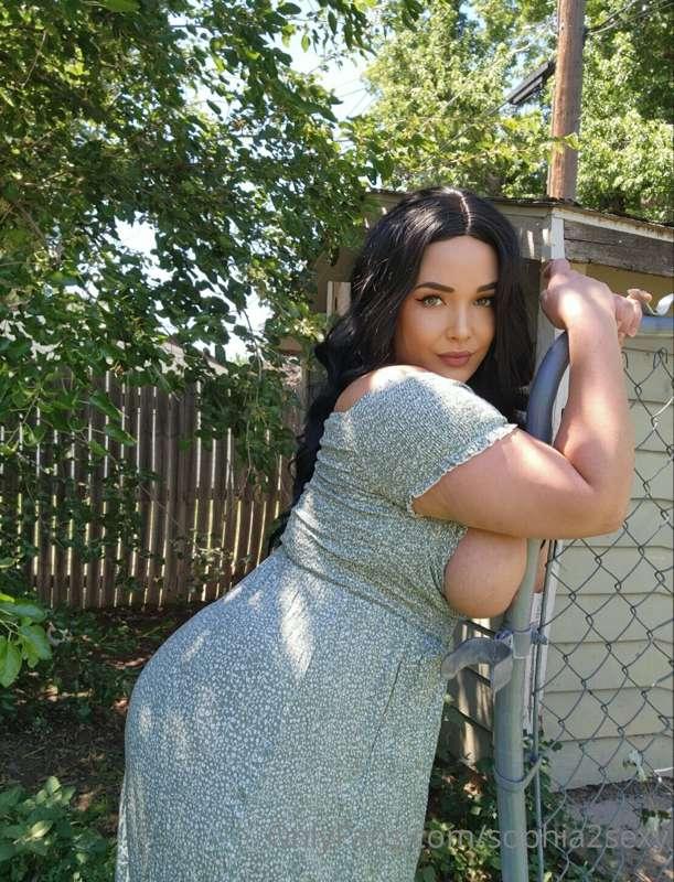 You could lift my dress up and have your way with me right h..