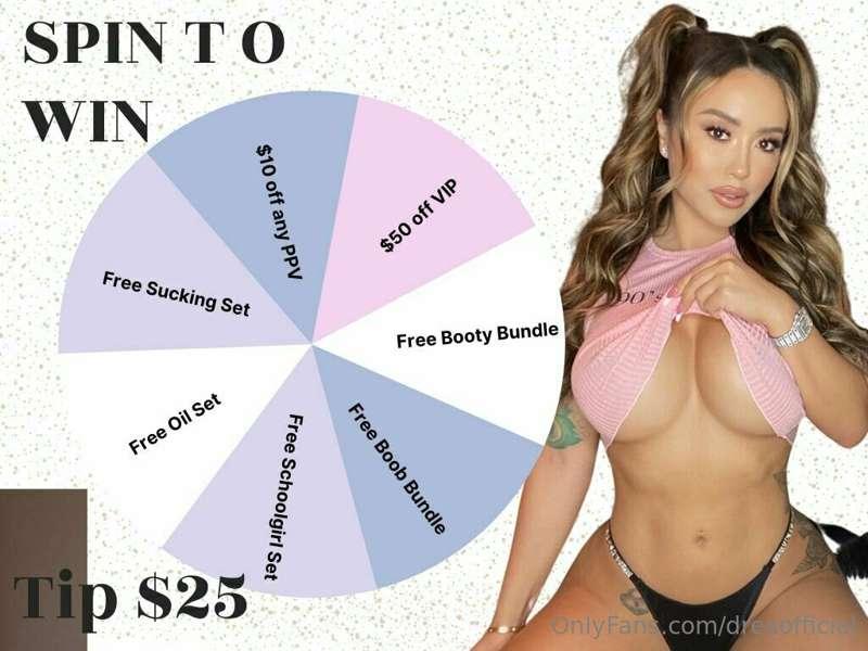 ***SPINNN TO WINNN**
This week only take your chance on my s..
