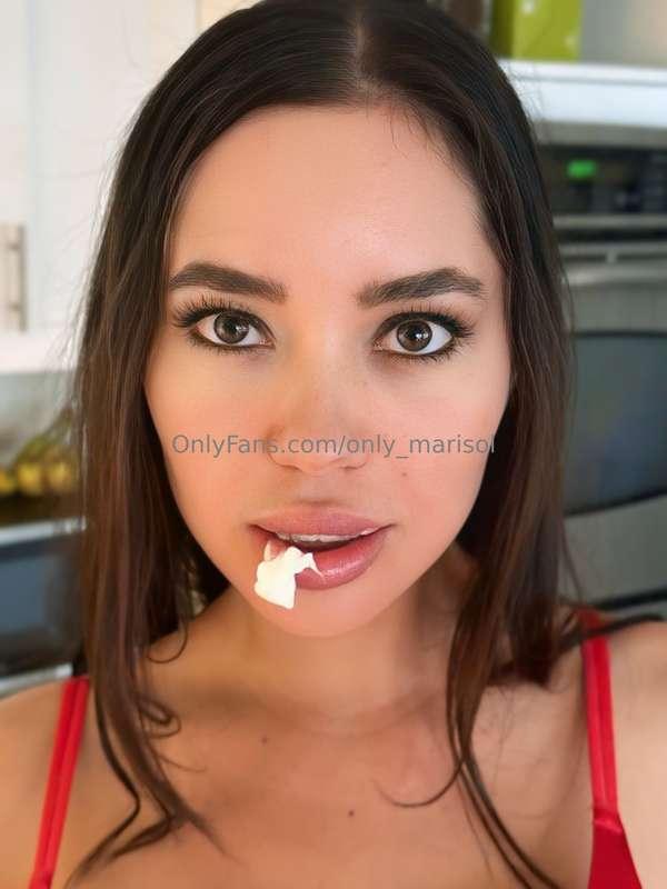 Oops… got a little messy with the cream 😋But something tells..