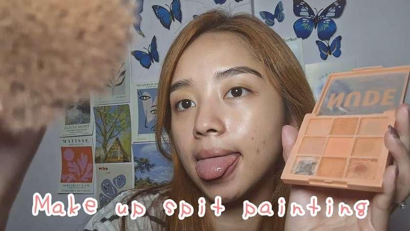 -Early Access- ASMR make up spit painting 💄👅💦 (Eng/Indo)