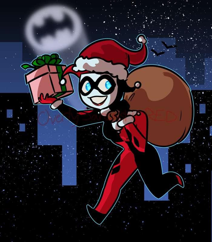 Reward: Harley Quinn Filling In For Santa