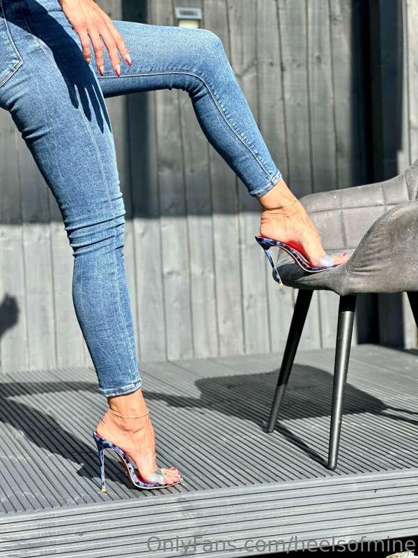 Some more heels and jeans for you