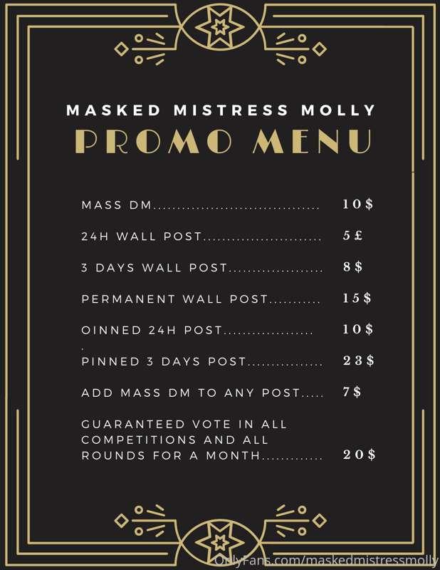 🔥 NEW PROMO MENU 🔥

Tip on this post and DM me your info 💋 
..