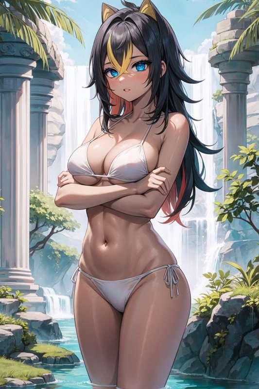 [4K] Dehya swimsuit 💦
