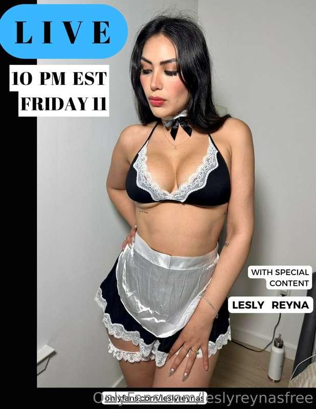 Mañana por primera vez hare un LIVE con lenceria de roleplay..