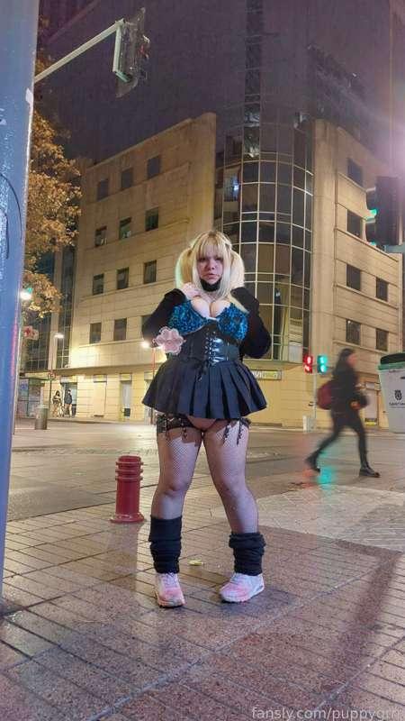 🐾❤️

#Exhibitionism #Petplay #BDSM #Puppygirl #Chubby #Public #Microskirt #Skirt #Stocking #fyp