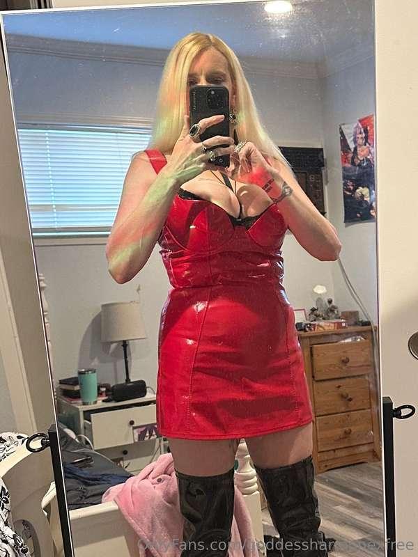 I really love this red dress, but I think it may be time to ..