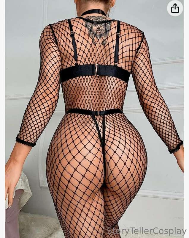 Okay so I got this really scandalous fishnet out fit in from..