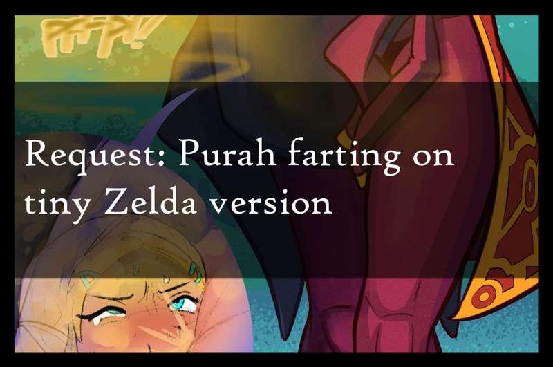 Request: Purah farting on tiny Zelda