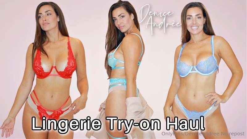 Lingerie try on haul - Full try on no edit (Includes full ba..