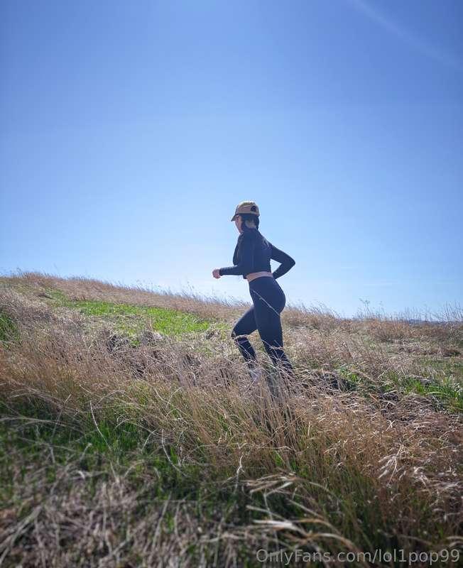 care to join me running uphill and fuck at the park??