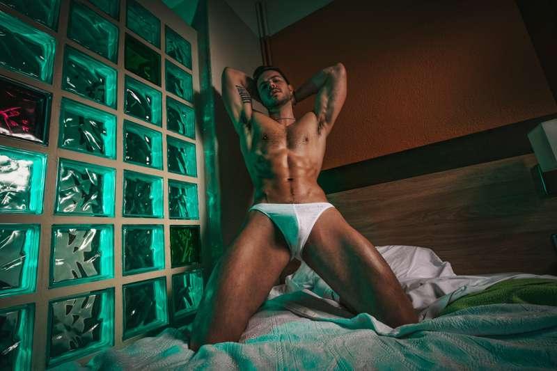After some Underwear soothings with this amazing model, he f..