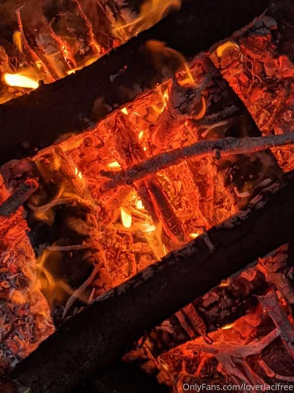 Wanna relax at the fire with me?