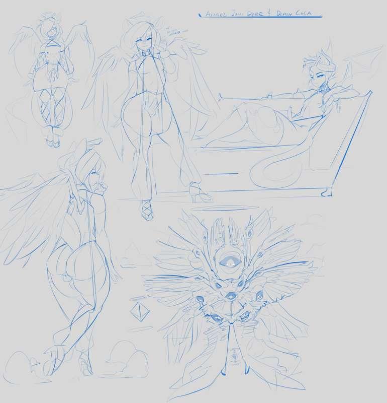 Angel Juni Deer!~ - SKETCHES - November 5th