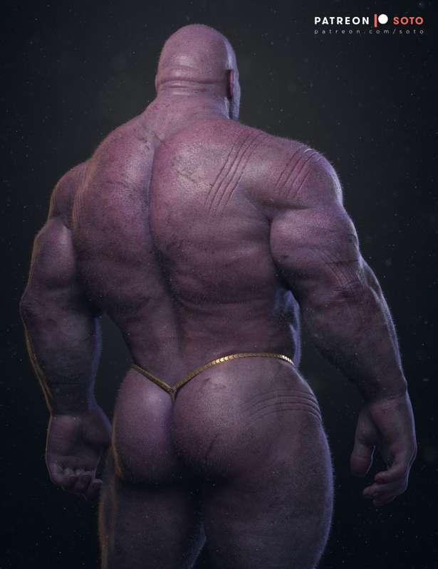 Thanos Nude Back (2021 Version)