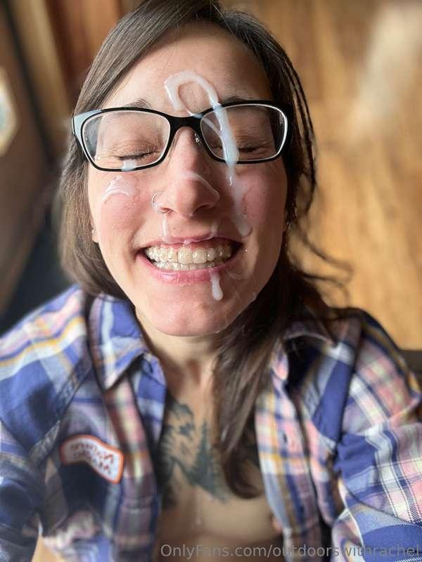 How do I look covered in cum??? My friend visited the cabin ..