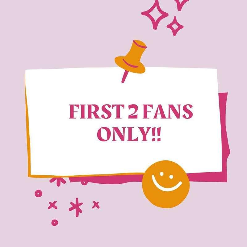 Fastest 2 fans to tip $20 get a VIP BUNDLE straight to their..