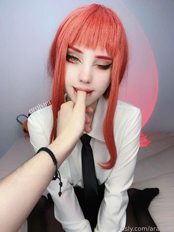 Makima full cosplay set here❤️

❤️3 different clothing options - canon pants, office skirt and shorts +transparent panties and tights🤤
❤️Includes 2 videos with booty and underboobies🥰
❤️POV pictures repeating manga shots with interaction with the Denji touching my boobies and biting his finger🥵
❤️The chain POV!😍⛓️

#chainsawman #fyp #cosplay #makima #pov #lingerie #officegirl #animegirl #anime #egirl #tights #heels #domination #lace
