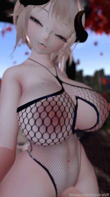 #Futanari #Futa #Horsecock #Fishnets #VR #VirtualReality #Bigcock