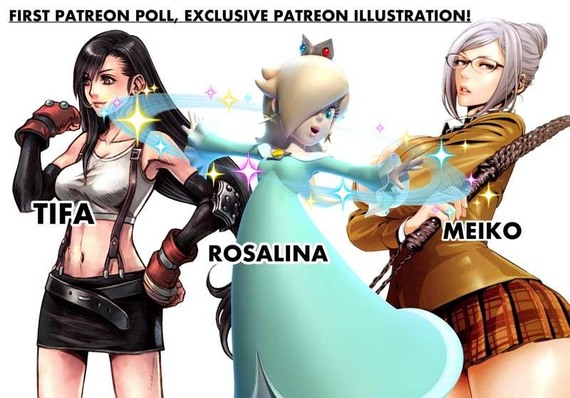 FIRST EXCLUSIVE PATREON DRAWING!YOU CHOOSE!
