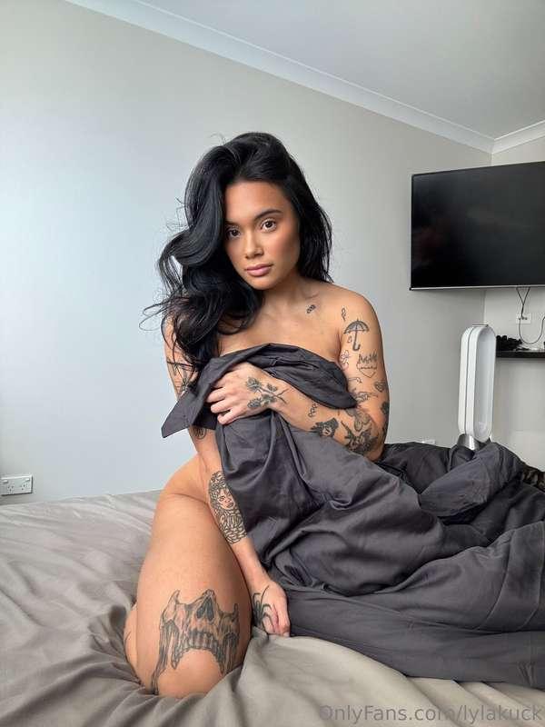 Woke up on the wrong side of the bed and without my top. Wha..