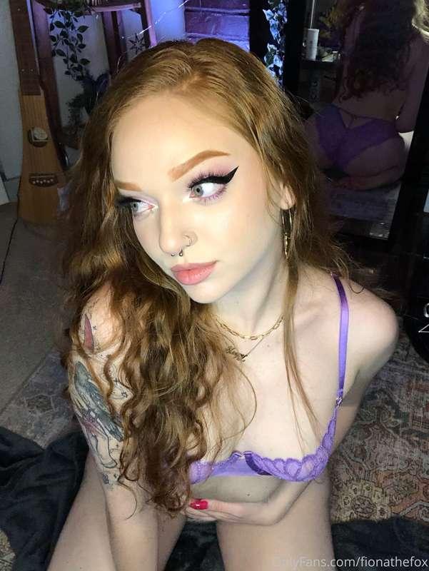 purple seduction 💜💗 is it working? hehe   lingerie pics with..