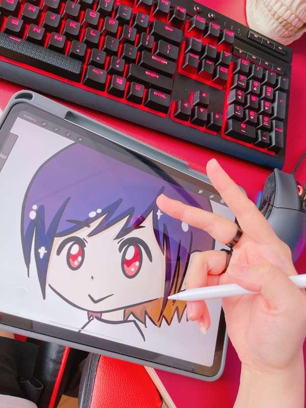 Drawing on Discord 💜