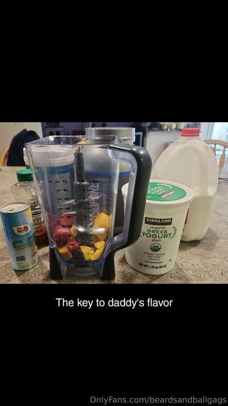 "Daddy, why you taste so yummy 😋 "