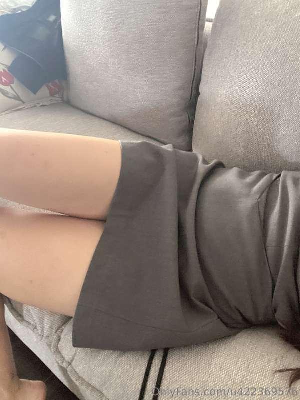 Dress being too short, can’t bend down lol