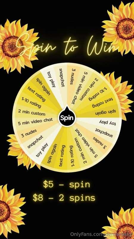 TIP HERE AND I'LL DM YOU WITH A VIDEO OF THE WHEEL AND YOUR ..