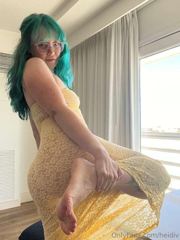 panties off#dress #sheer #ass #feet #boobs
