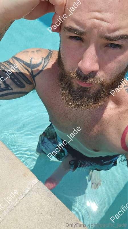 Poolside pressure. Wet, Wild and way to much to handle 