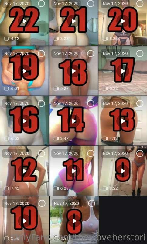 14 videos $10
Some of beginners content ❤️