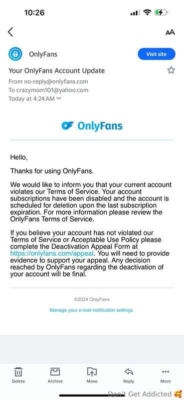 My main account has been deleted 😢 I appealed it but Onlyfan..