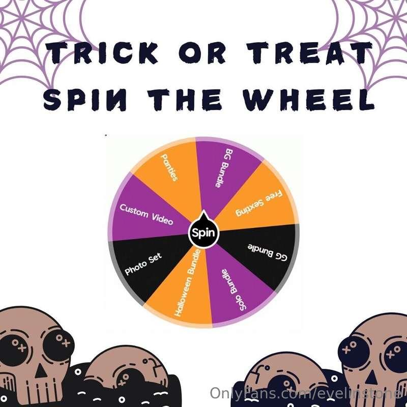 Ｈａｐｐｙ Ｈａｌｌｏｗｅｅｎ👻🎃𝟷 𝚜𝚙𝚒𝚗 = $𝟷𝟻 𝟸 𝚜𝚙𝚒𝚗𝚜 = $𝟸𝟻 𝟹 𝚜𝚙𝚒𝚗𝚜 $𝟻𝟶