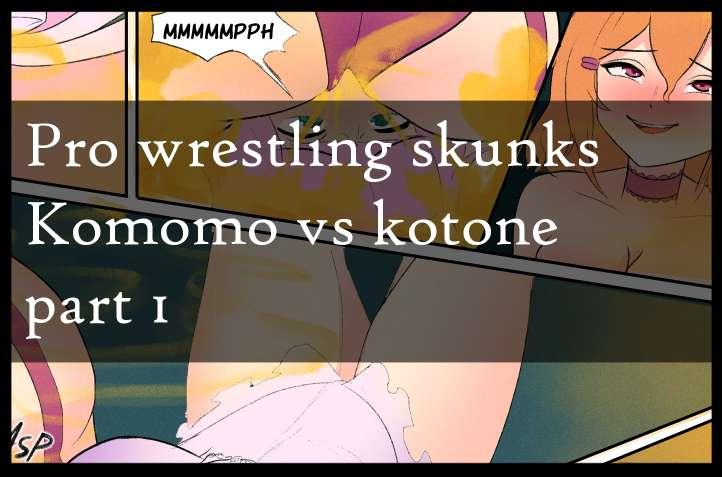 Request: Komomo farting on Kotone from Pro wrestling skunks!