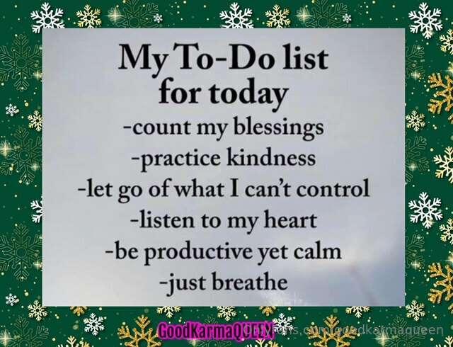 What's your to do list look like?

#beingmybest

xo