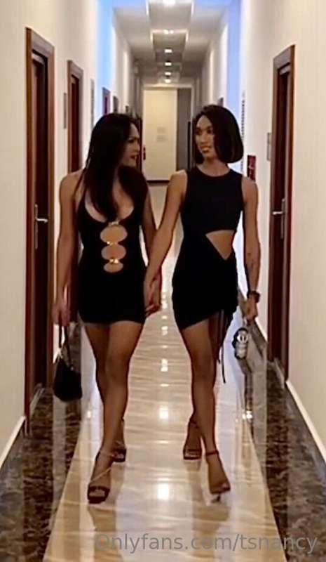 Me & my ladyboy friend coming home before the fun starts 
Se..