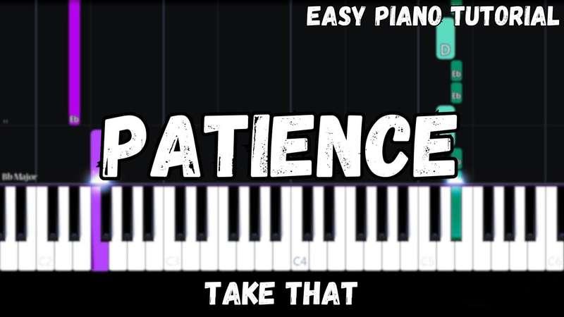 Easy MIDI - Take That - Patience (Atlantic Notes Arrangement + Tempo + Colors + Key)
