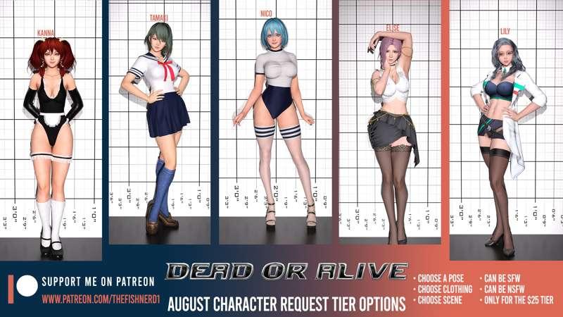 August Character Request Options