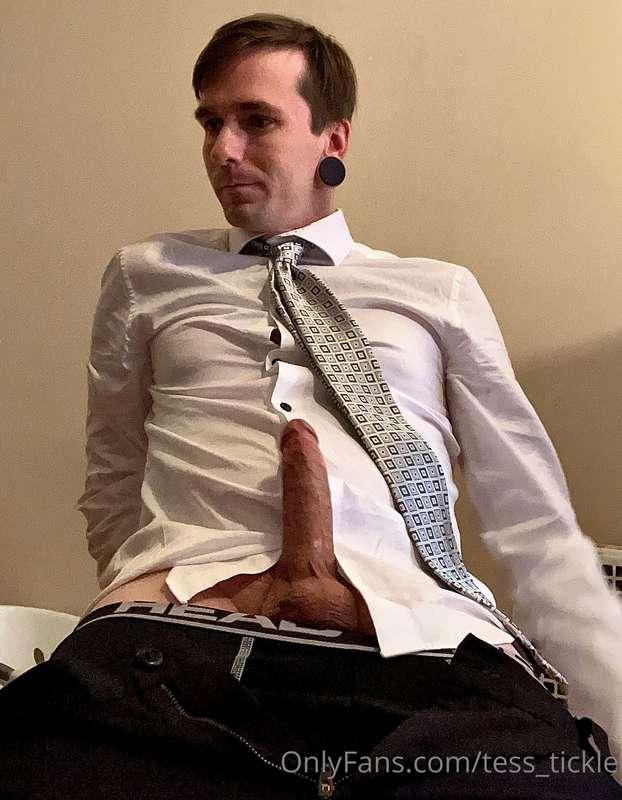 When you have meetings but your cock is full. Please, take a..