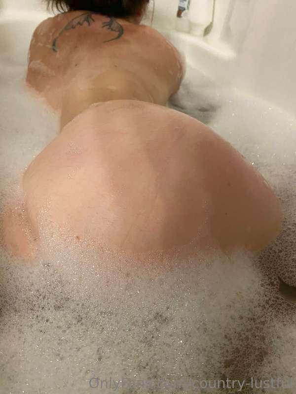 I love bubbles in my bath.