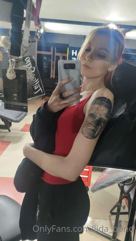 Very first photos of my Pinhead tattoo. How much I wish to c..