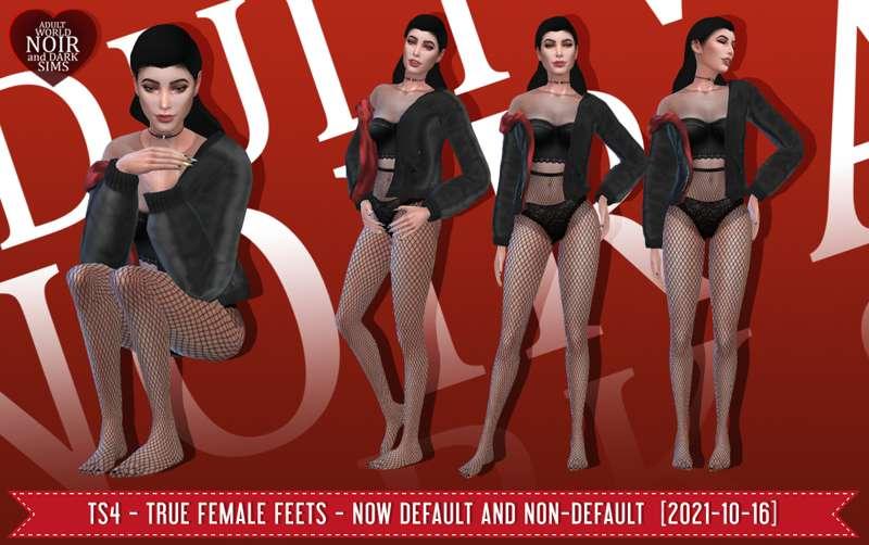 TS4 - True Female Feets  [2021-10-16] [OBSOLETE]