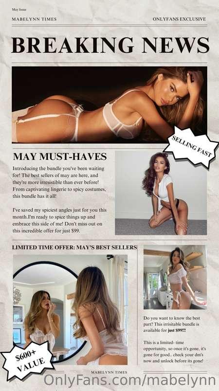**EXTRA EXTRA** Your may bundle is here 💕