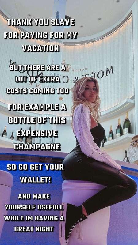 She makes you go broke…