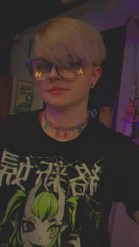 Looks better dry. At the bar with friends